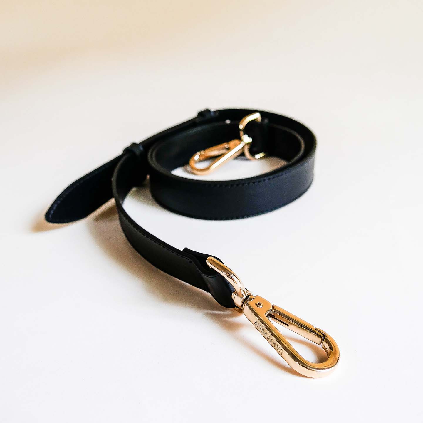 Tragegurt schwarz für Shopper aus Leder