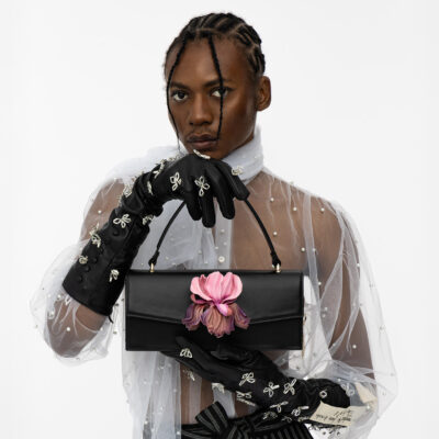 Bestickte Lederhandschuhe